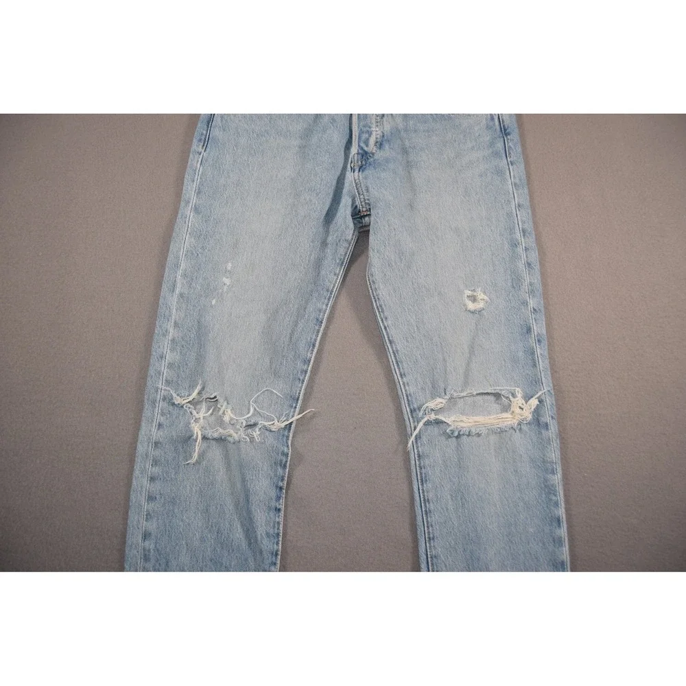 Levis 501 Jeans Mens 30x32 Slim Taper Big Tab Medium Wash Premium Button Fly XX
